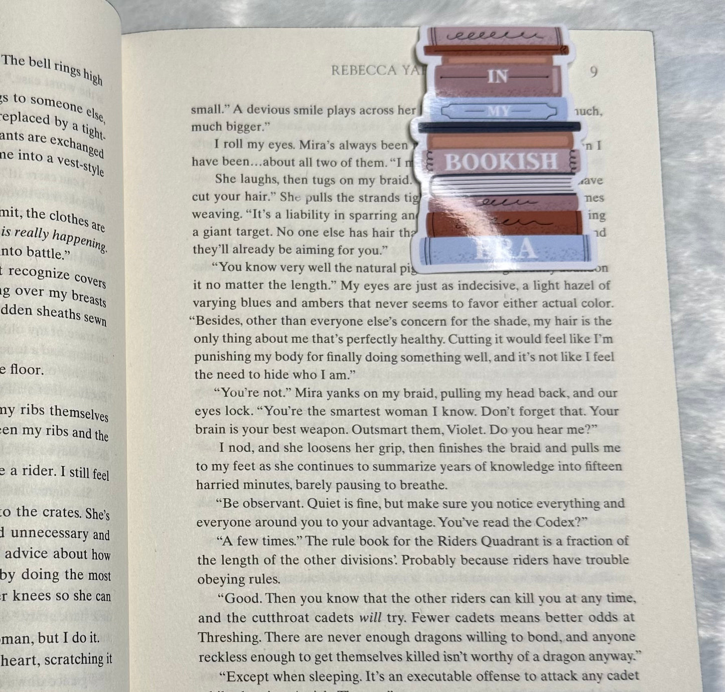 In my bookish era magnetic bookmark